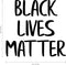 Vinyl Laptop Skin Decal - Black Lives Matter - Removable Waterproof Car Bumper Sticker Decals (5" x 5"; Black Text)   3