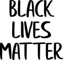 Vinyl Laptop Skin Decal - Black Lives Matter - Removable Waterproof Car Bumper Sticker Decals (5" x 5"; Black Text)   4
