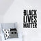 Vinyl Wall Art Decal - Black Lives Matter - 17" x 23" - Empowerment Motivational Inspirational Quotes Vinyl Wall Art Decor Equality Strength Power Human Civil Rights Black 17" x 23" 2