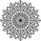 Vinyl Wall Art Decal - Mandala Figure - Adhesive Vinyl Sticker Decals - Home Apartment Workplace Decor - Yoga Studio Namaste Meditation Mandala Bohemian Flower (23" x 23"; Blue)   4
