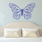 Vinyl Wall Art Decal - Geometric Butterfly Outline - 23" x 36" - Home Decor Sticker Decals - Living Room Bedroom Nursery Playroom (23" x 36"; Blue) Blue 23" x 36"