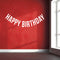 Vinyl Wall Art Decals - Happy Birthday - 16" x 45" - Best Wishes Celebrate Home Work Place Stencil Adhesives - Fun Happy Decal for Office Living Room Bedroom Dorm Room Decor (16" x 45"; White Text) White 16" x 45" 3