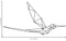 Vinyl Wall Art Decal - Geometric Hummingbird Side View - 12" x 23" - Stencil Adhesive Vinyl for Home Apartment Workplace Use - Geometric Shapes for Living Room Bedroom Decorations (12" x 23"; Black) Black 12" x 23" 3