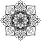 Vinyl Wall Art Decal - Flower Mandala - Adhesive Vinyl Sticker Decals - Home Apartment Workplace Decor - Yoga Studio Namaste Meditation Mandala Bohemian Flower   4