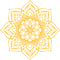 Vinyl Wall Art Decal - Flower Mandala - 23" x 23" - Adhesive Vinyl Sticker Decals - Home Apartment Workplace Decor - Yoga Studio Namaste Meditation Mandala Bohemian Flower (23" x 23"; Yellow) Yellow 23" x 23" 4