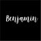 Vinyl Wall Art Decal Boys Custom Name - ’Benjamin’ Custom Text Name- 10" x 40" - Little Boys Bedroom Vinyl Wall Decals - Cute Wall Art for Baby Boy Nursery Room Decor (10" x 40"; White Cursive) White 10" x 40" 4