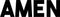 Vinyl Wall Art Decal - Amen - 5.5" x 20" - Religious Spiritual Faith Wall Art Sticker - Christianity Inspirational Phrase Decal Adhesive - God Bible Revelation Motivation Quote (5.5" x 20"; Black) Black 5.5" x 20" 4