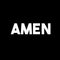 Vinyl Wall Art Decal - Amen - 5.5" x 20" - Religious Spiritual Faith Wall Art Sticker - Christianity Inspirational Phrase Decal Adhesive - God Bible Revelation Motivation Quote (5.5" x 20"; White) White 5.5" x 20" 4