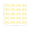 Set of 20 Vinyl Wall Art Decal - Bicycle Patterns - 3" x 5" Each - Stencil Adhesive Vinyl for Home Apartment Workplace Use - Cool Simple Shapes for Living Room Bedroom Decor (3" x 5" Each; Yellow) Yellow 3" x 5" each 4