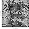 Vinyl Wall Art Decal - Labyrinth - 23" x 23" - Modern Contemporary Maze Design - Trendy Decor for Home Living Room Bedroom Office Workplace Peel Off Vinyl Stickers (23" x 23"; Black) Black 60" To 16" 3