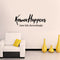 Vinyl Wall Art Decal - Karma Happens Live Life Accordingly - Motivational Inspirational Home Decor - Bedroom Living Room Office Decor - Trendy Funny Wall Art Quotes   2