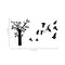 Vinyl Wall Art Decal - Tree And Birds - 2.- Cute Animal Decor For Light Switch Window Mirror Luggage Car Bumper Laptop Computer Peel And Stick Skin Sticker Designs   3
