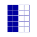 Set of 20 Vinyl Wall Art Decal - Square Patterns - 4.3" x 4.3" Each - Minimalist Vinyl Stickers for Home Apartment Bedroom - Cool Modern Decor for Living Room Workplace Use (4.3" x 4.3" Each; Blue) Blue 4" x 3" each 4