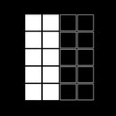Set of 20 Vinyl Wall Art Decal - Square Patterns - 4.3" x 4.3" Each - Minimalist Vinyl Stickers for Home Apartment Bedroom - Cool Modern Decor for Living Room Workplace Use (4.3" x 4.3" Each; White) White 4" x 3" each 4