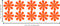 Set of 10 Vinyl Wall Art Decal - Flowers - 5" x 5" Each - Bedroom Living Room Office Dorm Room Girly Wall Decoration - Cute Trendy Floral Apartment Stencil Adhesives Wall Decor (5" x 5" Each; Orange) Orange 5" x 5" each 2