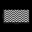 Vinyl Wall Art Decals - Chevron Stripes - 22.5" x 45"- Cool Adhesive Sticker Pattern for Home Office Bedroom Nursery Living Room Apartment - Lifestyle Minimalist Chic Decor (22.5" x 45"; White) White 22.5" x 45"