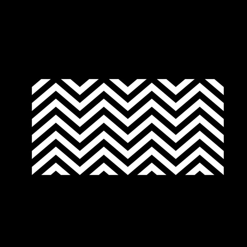 Vinyl Wall Art Decals - Chevron Stripes - 22.5" x 45"- Cool Adhesive Sticker Pattern for Home Office Bedroom Nursery Living Room Apartment - Lifestyle Minimalist Chic Decor (22.5" x 45"; White) White 22.5" x 45" 4