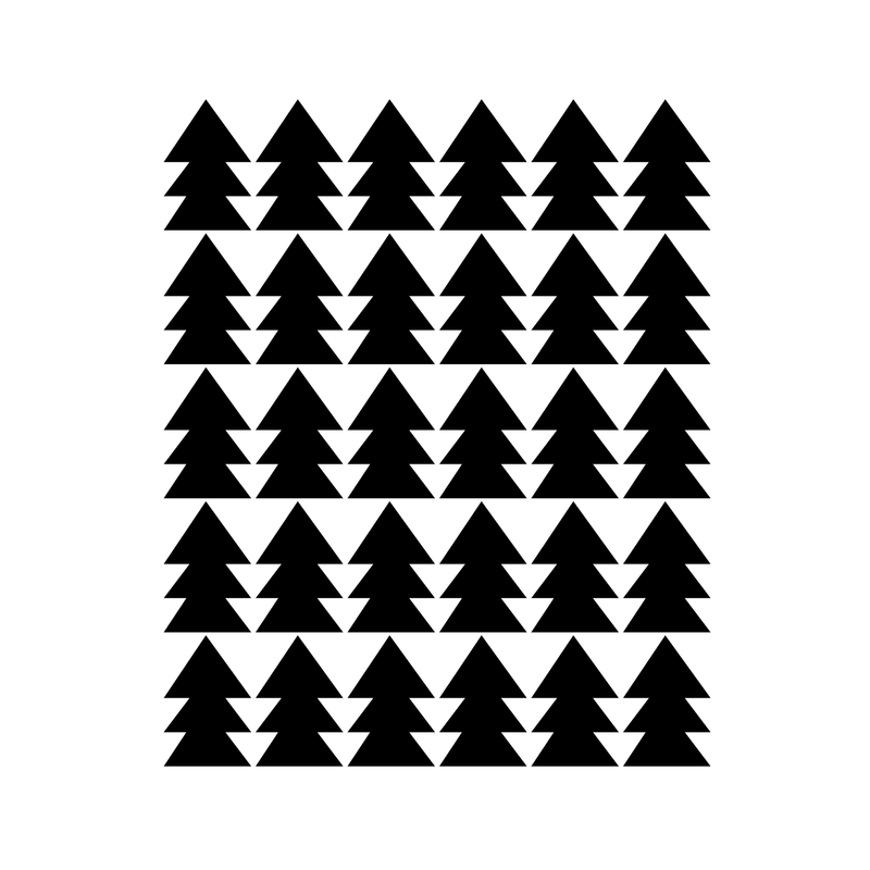 Set of 30 Vinyl Wall Art Decals - Triangle Arrows - 5" x 3" Each - Modern Sticker Pattern for Home Office Bedroom Nursery Living Room Apartment - Lifestyle Minimalist Decor (5" x 3" Each; Black) Black 5" x 3" each