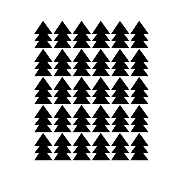 Set of 30 Vinyl Wall Art Decals - Triangle Arrows - Each - Modern Sticker Pattern for Home Office Bedroom Nursery Living Room Apartment - Lifestyle Minimalist Decor (Each; Black)