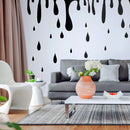 Vinyl Wall Art Decal - Blood Dripping - Fun Spooky Halloween Slime Decoration Sticker - Kids Teens Adults Indoor Outdoor Wall Door Window Living Room Office Decor   3