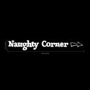 Wall Art Vinyl Decal - Naughty Corner with Arrow - Unisex Little Girl Boy Kids Bedroom Decoration Sticker - Children’s Play Room Closet Door Classroom Daycare Sign   5