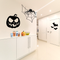 Vinyl Wall Art Decal - Scary Pumpkin - Fun Spooky Halloween Seasonal Decoration Sticker - Fall Season Indoor Outdoor Wall Door Window Living Room Office Decor (23" x 23"; Black)   2