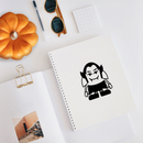 Vinyl Wall Art Decal - Cute Little Vampire - Spooky Halloween Season Decoration Sticker - Trendy Indoor Outdoor Wall Door Window Living Room Laptop Office Decor