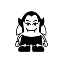 Vinyl Wall Art Decal - Cute Little Vampire - Spooky Halloween Season Decoration Sticker - Trendy Indoor Outdoor Wall Door Window Living Room Laptop Office Decor   2