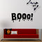 Vinyl Wall Art Decal - Booo - Fun Halloween Slimey Letters Seasonal Decoration Sticker - Kids Teens Adults Indoor Outdoor Wall Door Window Living Room Office Decor (22" x 51"; Black)   2