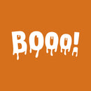 Vinyl Wall Art Decal - Booo - 22" x 51" - Fun Halloween Slimey Letters Seasonal Decoration Sticker - Kids Teens Adults Indoor Outdoor Wall Door Window Living Room Office Decor (22" x 51"; White) White 22" x 51" 5