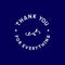 Thank You Wine Bottle Vinyl Sticker Decal - Thank You For Everything - Unique Party Favor Holiday Season Family Reunion Employee Appreciation Gift