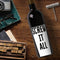 Thank You Wine Bottle Vinyl Sticker Decal - Thank You for Everything - 4" x 4" - Unique Party Favor Holiday Season Family Reunion Employee Appreciation Gift (White - Screw It All) White 5" x 2.8" 3
