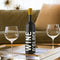 Thank You Wine Bottle Vinyl Sticker Decal - Wine O’Clock - 6" x 3.5" - Unique Party Favor Holiday Season Family Reunion Employee Appreciation Gift White 6" x 3.5" 4
