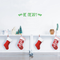 Vinyl Wall Art Decal - Be Merry - 4" x 30" - Christmas Seasonal Holiday Decor Sticker - Inspirational Indoor Outdoor Home Office Wall Door Window Bedroom Workplace Decals (4" x 30"; Green) Green 4" x 30" 2