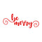 Vinyl Wall Art Decal - Be Merry - 9" x 22.5" - Cursive Christmas Seasonal Holiday Decoration Sticker - Indoor Outdoor Home Office Wall Window Door Decoration Adhesive Decals (9" x 22.5"; Red) Red 9" x 22.5" 2