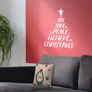 Vinyl Wall Art Decal - Christmas Tree Words - 29" x 23" - Holiday Seasonal Sticker Decoration - Indoor Home Apartment Office Wall Door Window Bedroom Workplace Decor Decals (29" x 23"; White) White 29" x 23" 2