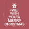 Vinyl Wall Art Decal - We Wish You A Merry Christmas - 26" x 23" - Christmas Holiday Seasonal Sticker - Home Apartment Office Wall Door Window Bedroom Workplace Decor Decals (26" x 23"; White) White 26" x 23"