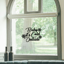 Vinyl Wall Art Decal - Baby It’s Cold Outside - 8" x 11" - Christmas Seasonal Decoration Sticker - Indoor Outdoor Wall Door Window Home Apartment Office Sticker Luggage Decor (8" x 11"; Black) Black 8" x 11" 2