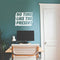 Vinyl Art Wall Decal - No Time Like The Present - 17" x 22" - Positive Life Quotes House Apartment Wall Decoration - Motivational Office Workplace Bedroom Living Room Decor (17" x 22"; White) White 17" x 22" 2