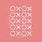 Set of 20 Vinyl Wall Art Decals - XOXO’s - 28" x 22" - Trendy Tic Tac Toe Pattern Home Living Room Workplace Decor - Modern Apartment Bedroom Office Work Peel and Stick Decals (28" x 22"; White) White 28" x 22" 2