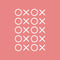 Set of 20 Vinyl Wall Art Decals - XOXO’s - 28" x 22" - Trendy Tic Tac Toe Pattern Home Living Room Workplace Decor - Modern Apartment Bedroom Office Work Peel and Stick Decals (28" x 22"; White) White 28" x 22" 4