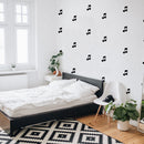 Set of 15 Vinyl Wall Art Decals - Musical Notes - 5" x 4" Each - Cool Modern Music Lovers Home Living Room Bedroom Stickers - Trendy Office Business Workplace Decorations (5" x 4" Each; Black) Black 5" x 4" each 3