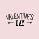 Valentines Day Vinyl Wall Art Decal - Valentine’s Day - Modern Arrow Quote Home Living Room Bedroom Sticker - Trendy Indoor Outdoor Apartment Office Work Store Decor (11" x 25"; Black)