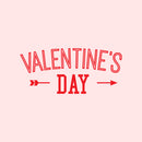 Valentines Day Vinyl Wall Art Decal - Valentine’s Day - 11" x 25" - Modern Arrow Quote Home Living Room Bedroom Sticker - Trendy Indoor Outdoor Apartment Office Work Store Decor (11" x 25"; Red) Red 11" x 25" 2