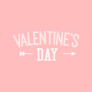 Valentines Day Vinyl Wall Art Decal - Valentine’s Day - 11" x 25" - Modern Arrow Quote Home Living Room Bedroom Sticker - Trendy Indoor Outdoor Apartment Office Work Store Decor (11" x 25"; White) White 11" x 25"