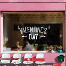 Valentines Day Vinyl Wall Art Decal - Valentine’s Day - 11" x 25" - Modern Arrow Quote Home Living Room Bedroom Sticker - Trendy Indoor Outdoor Apartment Office Work Store Decor (11" x 25"; White) White 11" x 25" 3