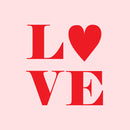 Valentines Day Vinyl Wall Art Decal - Love - Modern Love Heart Trendy Home Living Room Bedroom Sticker - Cute Indoor Outdoor Quote for Office Workplace Apartment Decor (10" x 20"; Black)   5