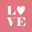 Valentines Day Vinyl Wall Art Decal - Love - 24" x 23" - Valentine’s Cute Quote for Home Living Room Bedroom Sticker - Trendy Couples Indoor Outdoor Apartment Office Work Decor (24" x 23"; White) White 24" x 23" 4