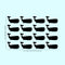 Set of 16 Vinyl Wall Art Decals - Whales - Each - Fun Ocean Home Bedroom Living Room Apartment Nursery Playroom - Cute Little Kids Toddler Teens Indoor Outdoor Decor (Each; Black)   4
