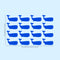 Set of 16 Vinyl Wall Art Decals - Whales - Each - Fun Ocean Home Bedroom Living Room Apartment Nursery Playroom - Cute Little Kids Toddler Teens Indoor Outdoor Decor (Each; Black)   5